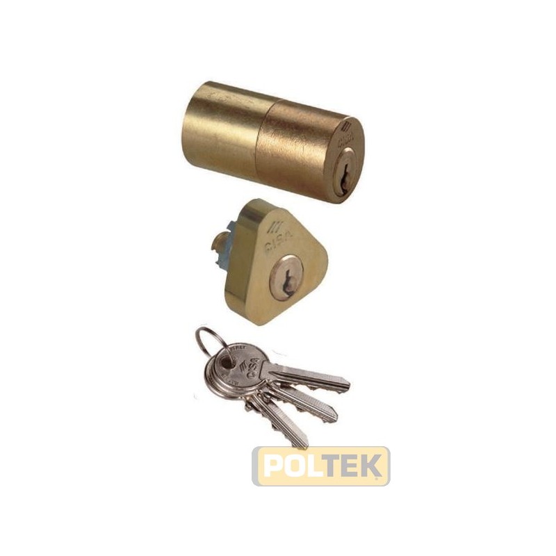 COPPIA CILINDRO CISA ESTERNO A TUBO DA APPLICARE