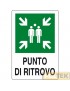 CARTELLO ALL. "PUNTO DI RITROVO" cm 20x30