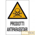 CARTELLO ALL. "PRODOTTI ANTIPARASSITARI" cm 20x30