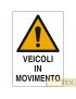 CARTELLO ALL. "VEICOLI IN MOVIMENTO" cm 20x30