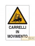 CARTELLO ALL. "CARRELLI IN MOVIMENTO" cm 20x30