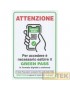 CARTELLO ALL. "OBBLIGO GREEN PASS" cm 20x30