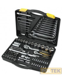 MUNDIAL CHIAVE A BUSSOLA VALIGETTA 1/4"-1/2" pz.88 C/CHIAVI