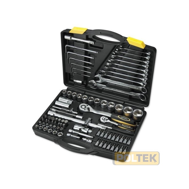 MUNDIAL CHIAVE A BUSSOLA VALIGETTA 1/4"-1/2" pz.88 C/CHIAVI