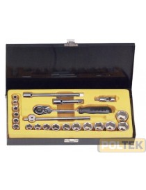 MUNDIAL CHIAVE A BUSSOLA CASSETTA 3/8" pz.22