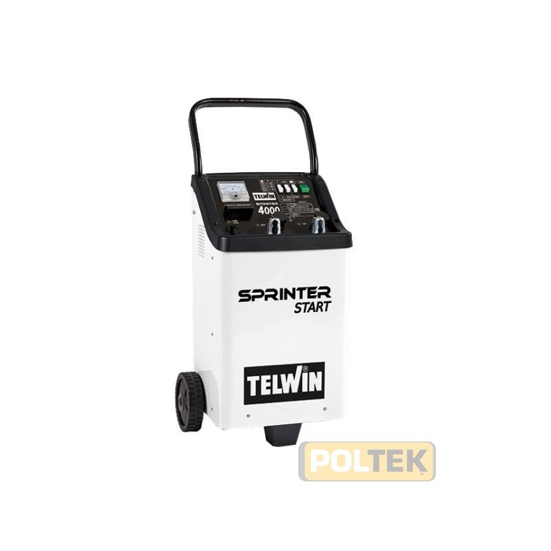 Carica batterie e avviatore per la carica di batterie ad elettrolita libero (WET) con tensione di 12/24V e l'avviamento rapido d