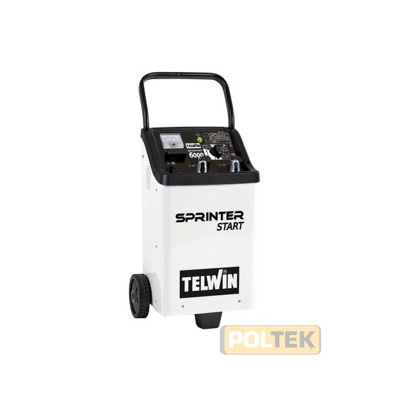 Carica batterie e avviatore per la carica di batterie ad elettrolita libero (WET/START-STOP) con tensione di 12/24V e l'avviamen