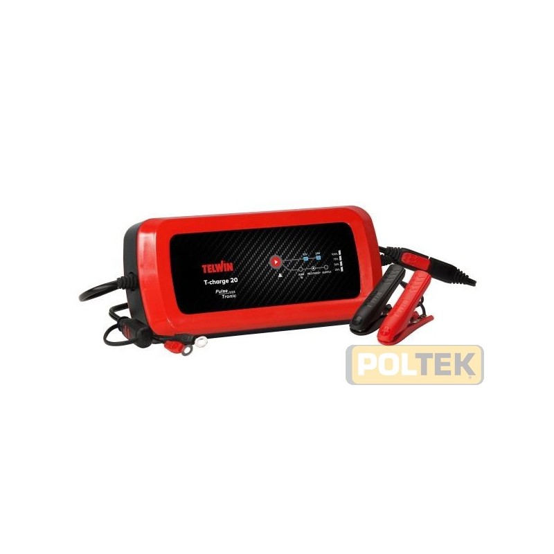 Carica batterie intelligente, con controllo elettronico della corrente di carica, interruzione e ripristino automatico (PULSE-TR