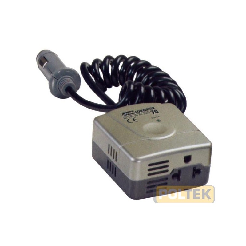 Convertitore ad inverter 12V DC - 230V AC ideale per alimentare in auto e camper TV portatili, rasoi, etc. e per ricaricare le b