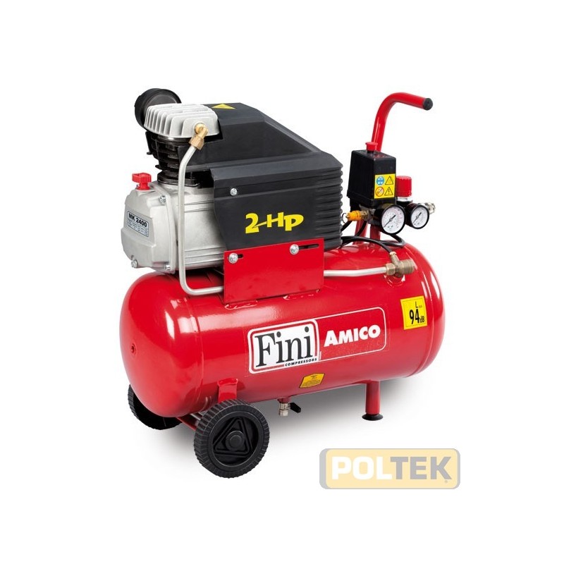 COMPRESSORE FINI AMICO HP 2 lt 24 LUBRIFICATO
