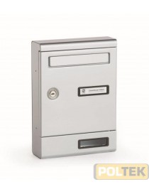 CASSETTA POSTA SILMEC ALLUM. S2001 SILVER