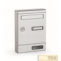CASSETTA POSTA SILMEC ALLUM. S2001 SILVER