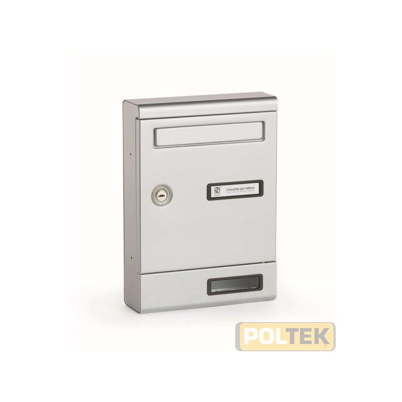 Cassetta 220x310x70. Impostazione frontale. Apertura imbucalettere 170x25 mm. Protetta da portina oscillante con ritorno a molla