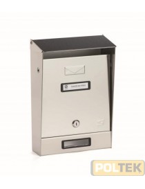 CASSETTA POSTA SILMEC INOX S/01 TETTO APRIBILE
