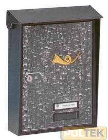 CASSETTA POSTA SILMEC NERA RUSTICA GRANDE