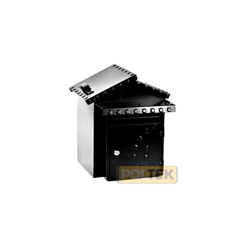 Cassetta postale con porta pane, riviste o giornali ad uso residenziale o condominiale. Cassetta postale con porta pane da ester