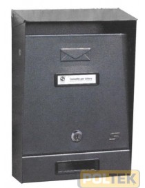 CASSETTA POSTA SILMEC GRIGIO FERRO TETTO APRIBILE