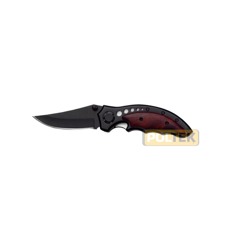 COLTELLO TASCA MANICO ALLUM./LEGNO LAMA INOX cm 19
