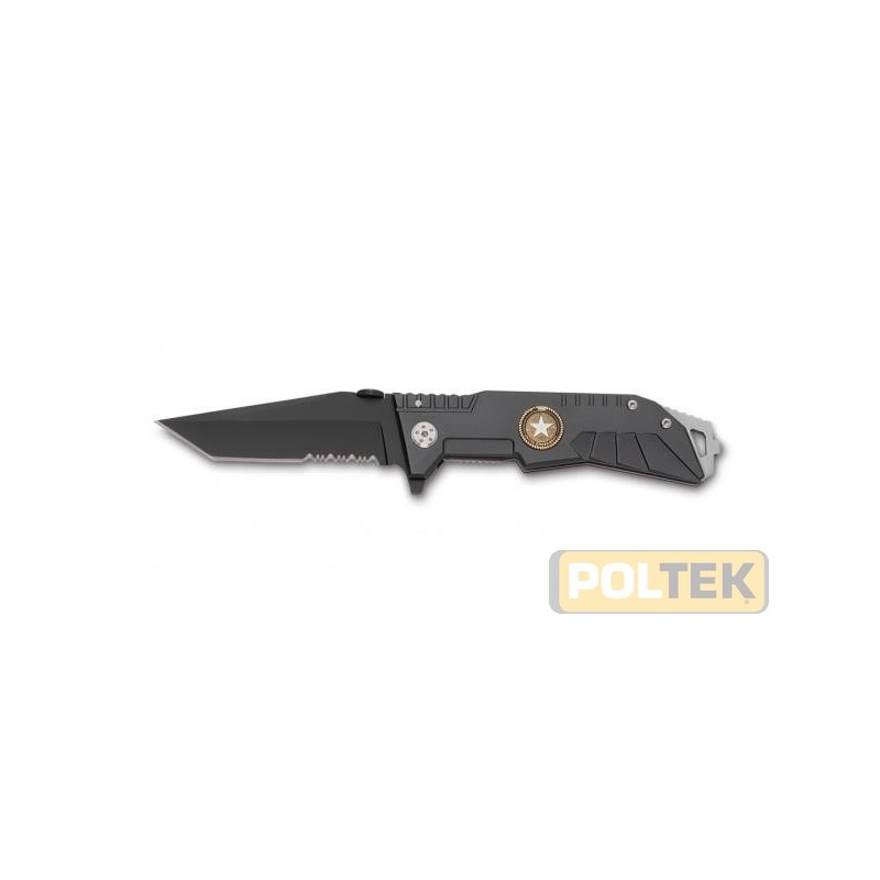 COLTELLO TASCA SICUREZZA LAMA INOX cm 21