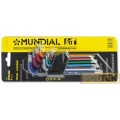 MUNDIAL CHIAVI TORX SERIE pz.9 COLORATA