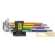 MUNDIAL CHIAVI TORX PLASTICATE SERIE pz.9 COLORATA