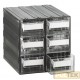 CASSETTIERA MOBILPLASTIC TRASPARENTE 6 CASSETTI
