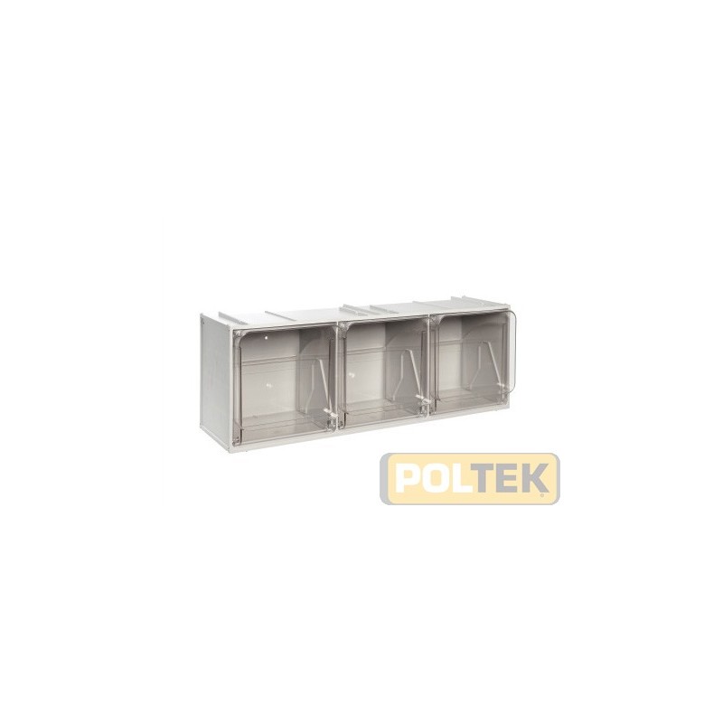 CASSETTIERA MOBILPLASTIC CRISTAL BOX CB50/4S