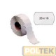 ROCAMA ETICHETTE PREZZATRICE mm 26x16 BIANCA r. 36
