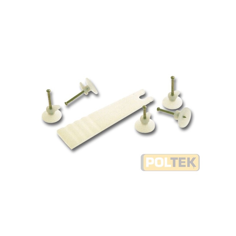 Gancio appenditutto con chiodo smontato confezionato in blister da pz. 20