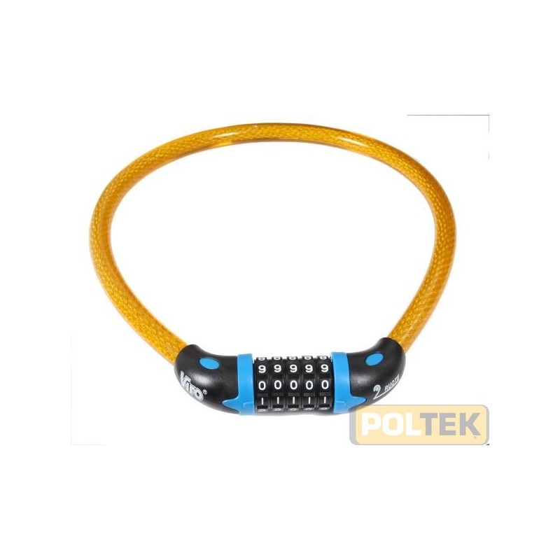 LUCCHETTO VIRO ANTIFURTO COMBINAZIONE d. 15 x 800 mm