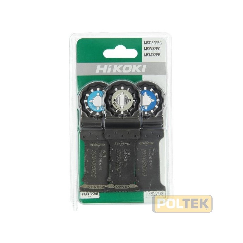 ACCESS. MULTIFUNZIONE HIKOKI KIT 3 LAME