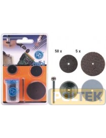 MINIACC. MODELLISMO KIT PER TAGLIO 58 ACCESSORI