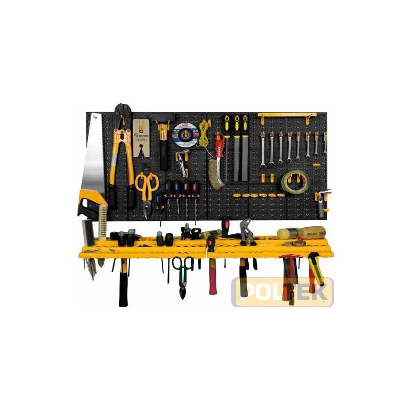 PANNELLO FORATO POL. BIG MENSOLE CONTENIT. E GANCI