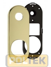 PLACCA FORO MANIGLIA e FORO 45/50 PER DEFENDER OTTONE