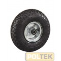RUOTA CARRELLI PNEUMATICA DISCO FERRO d. mm 260