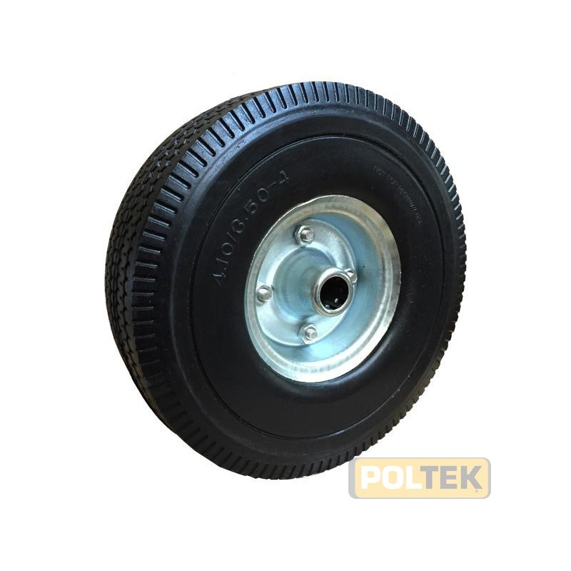 RUOTA CARRELLI PIENA PIATTA DISCO FERRO d. mm 260x88 f.20x75