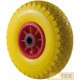 RUOTA CARRELLI PIENA GIALLA DISCO NYLON d. mm 260x8