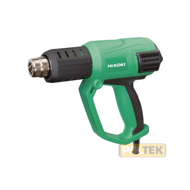 Potente, leggero e sofisticato termosoffiatore con regolazione digitale della temperatura da 2000W. Dotato di selettore a 5 posi