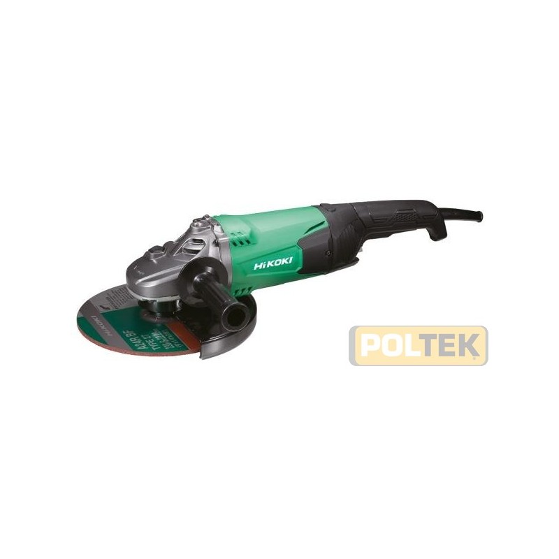 Smerigliatrice da 230mm con motore di nuova concezione. Pratica, robusta, leggera e super- affidabile da 2.000W. Cuscinetto post