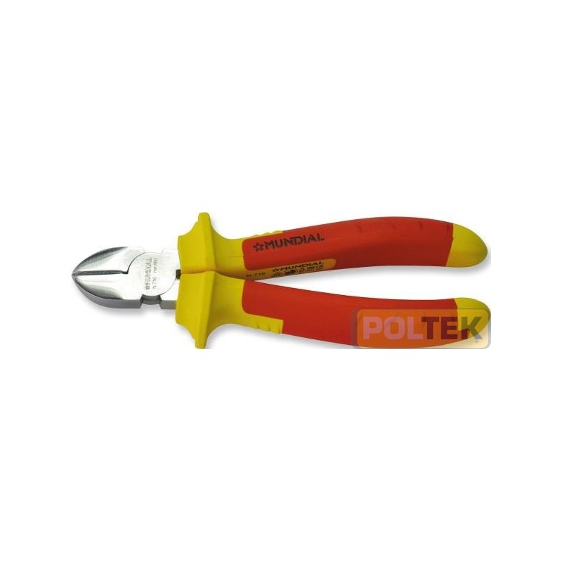 Tronchese in acciaio chrom vanadium finitura cromata, con impugnatura isolata.