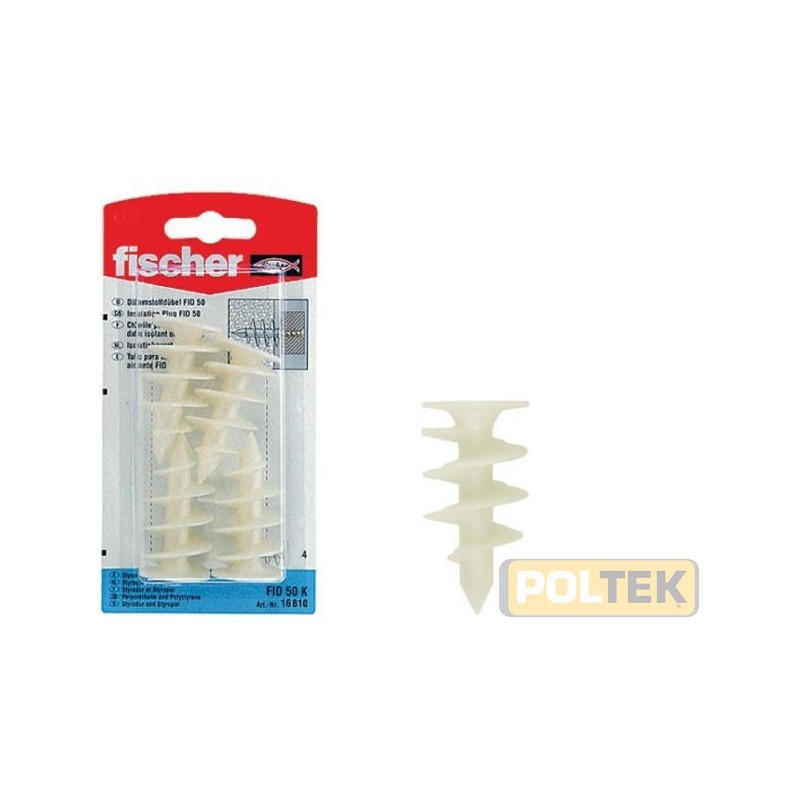 Tassello in nylon per fissaggi su cappotto.