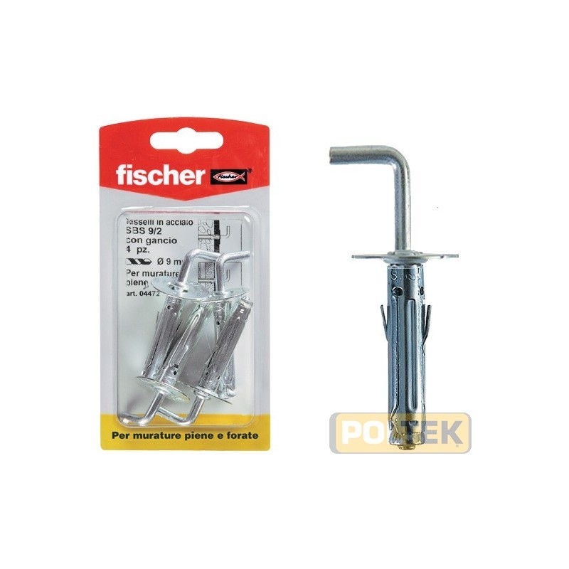 E’ un tassello in acciaio disponibile in due misure (8 e 9 mm di diametro). Ideato per fissaggi leggeri, si caratterizza come 
