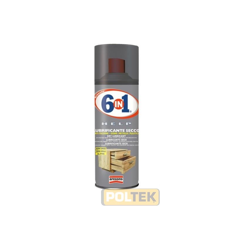 Lubrifica una molteplicità di materiali incluso legno, metalli, plastiche (guide di tende), canestrelli di vele, avvolgifiocco,