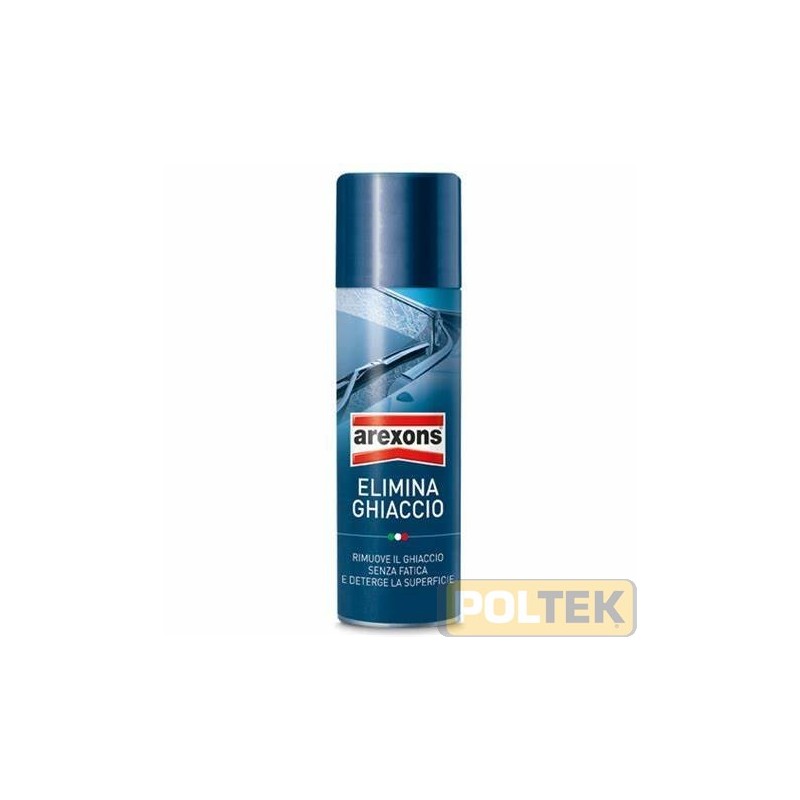 Ideale per sciogliere ed eliminare rapidamente il ghiaccio dal parabrezza e dai vetri dell'auto, detergendo la superficie e perm