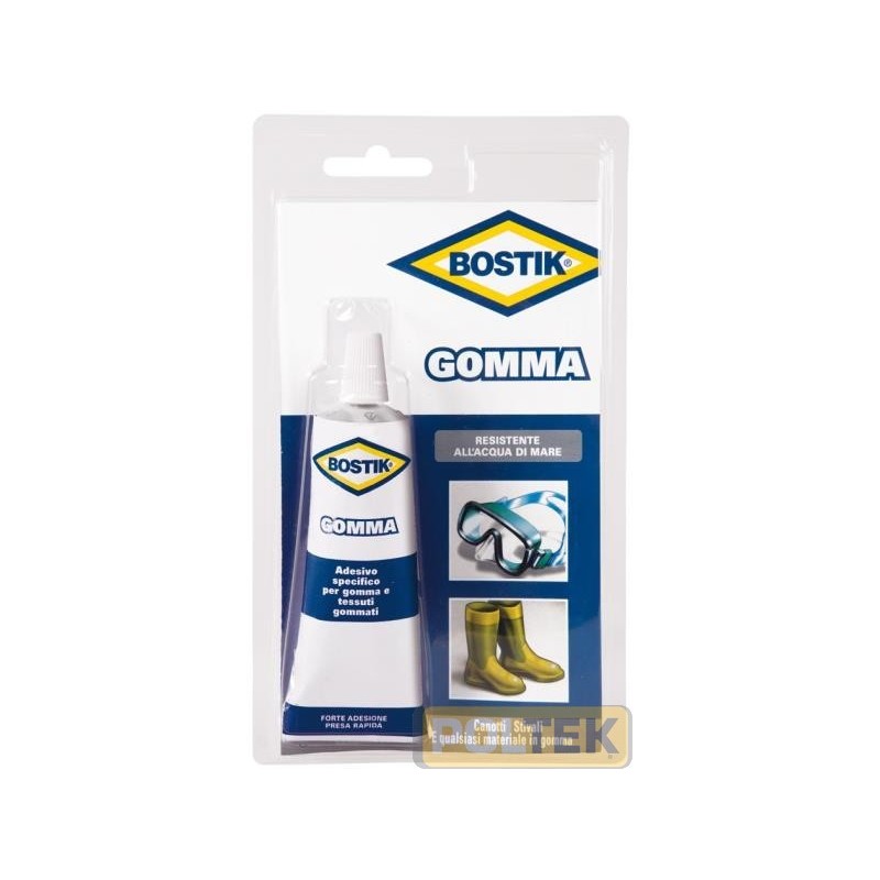 Adesivo specifico per gomma e tessuti gommati, tra loro e con metalli, cuoio, legno, ceramica, vetroresina. Presa iniziale rapid