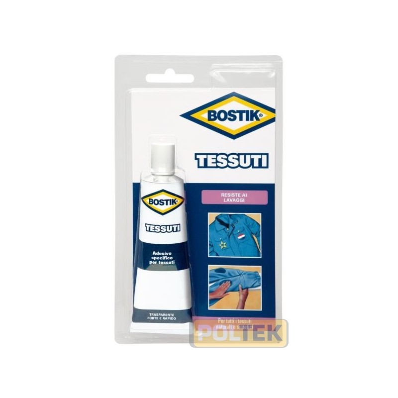 Incolla tessuti naturali o sintetici tra loro o su qualsiasi supporto