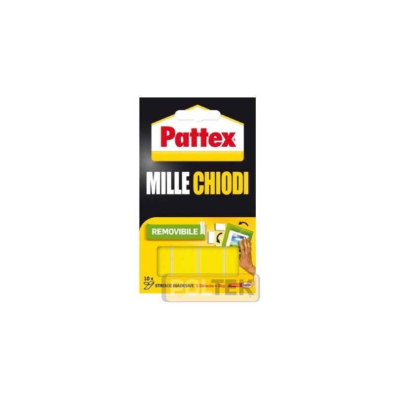 PATTEX MILLECHIODI TASSELLO ESPOSITORE cm 4x2 pz.12