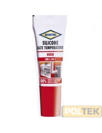 BOSTIK SILICONE ACETICO ALTA TEMPERATURA ROSSO ml 60