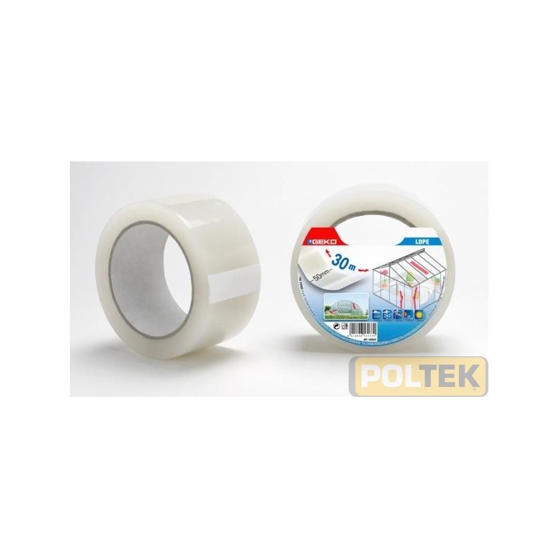 Nastro adesivo realizzato per riparazioni permanenti di serre e giunzioni di film di polietilene e lastre di policarbonato. Ecce