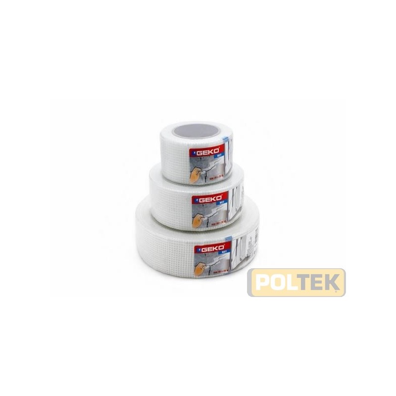 Nastro adesivo in garza, ideale per coprire crepe dei muri di discrete dimensioni e per giunzioni di pannelli di cartongesso.